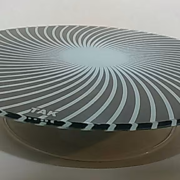 صفحه چرخون شیشه ای 7 میل بسیار روان و عالی طرح دار