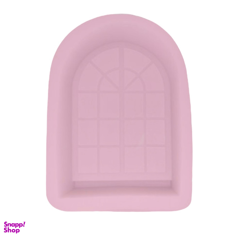 قالب سيليكونى شمع مدل پنجره رنگ صورتی