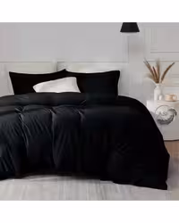 سرویس لحاف روتختی یک نفره 6 تکه عرض 90 مشکی ای اس اف ASF مدل MICRO LADY