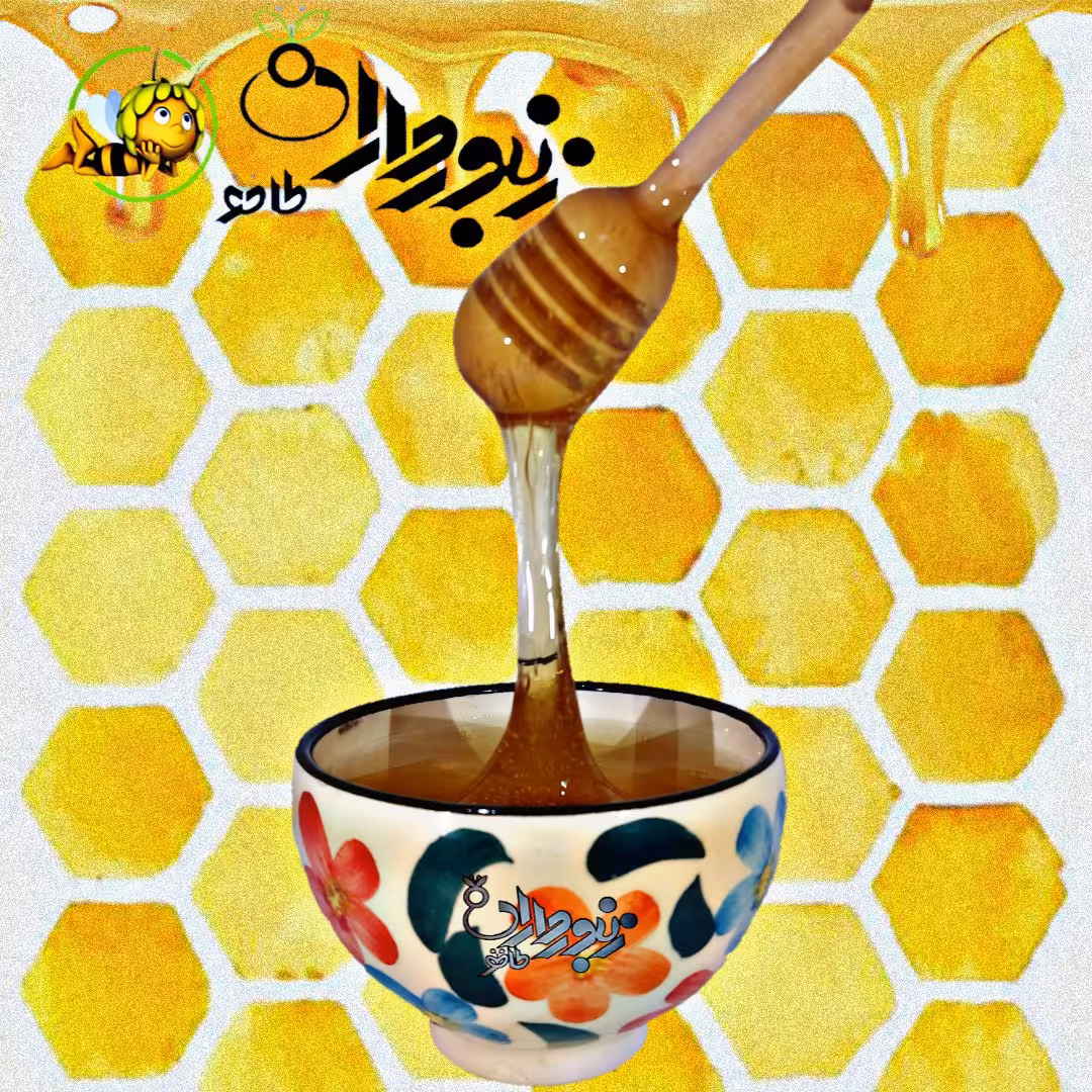 قاشق عسل (چوبی)