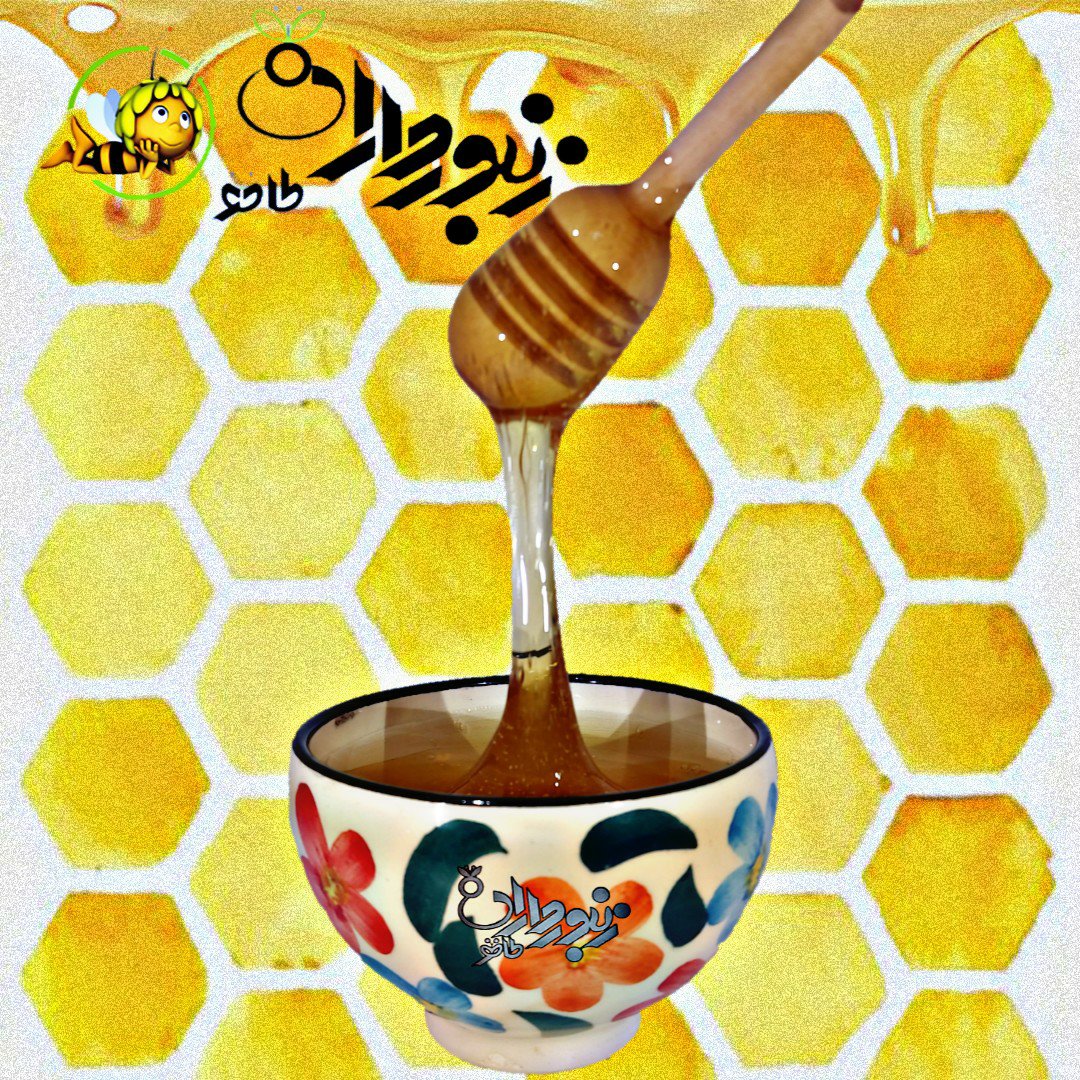 قاشق عسل (چوبی)