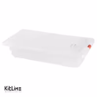 بن ماری 1/3 پلی پروپیلن عمق 6/5 سفید به همراه در