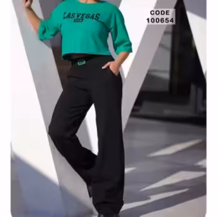 کراپ و شلوار مدل لاس وگاس