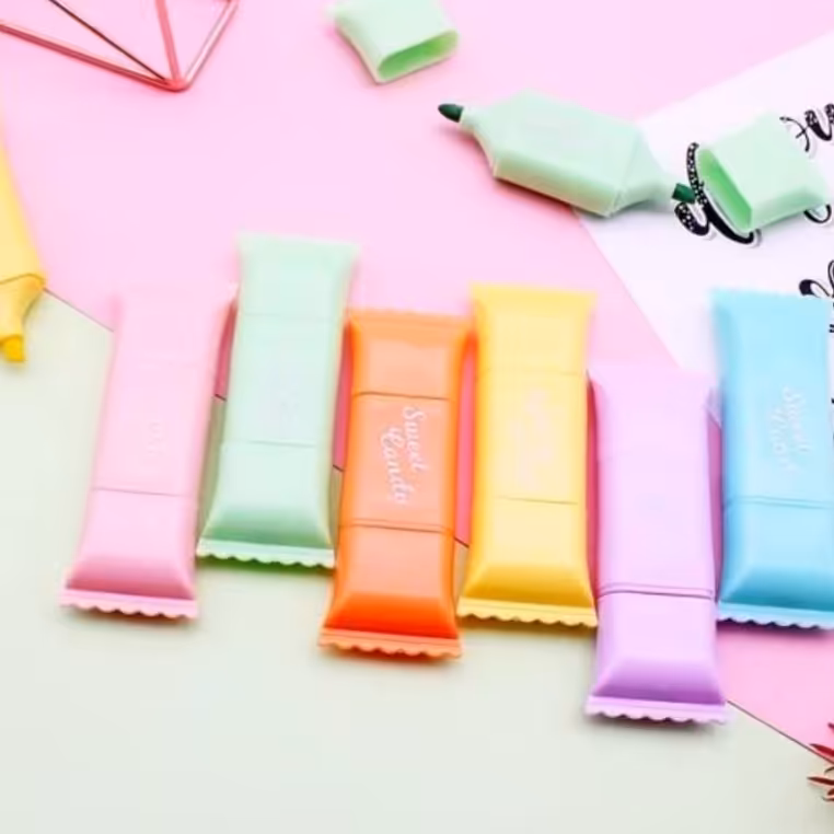 ماژیک ھای لایتر علامت گذار طرح شکلات بسته 1 عددی