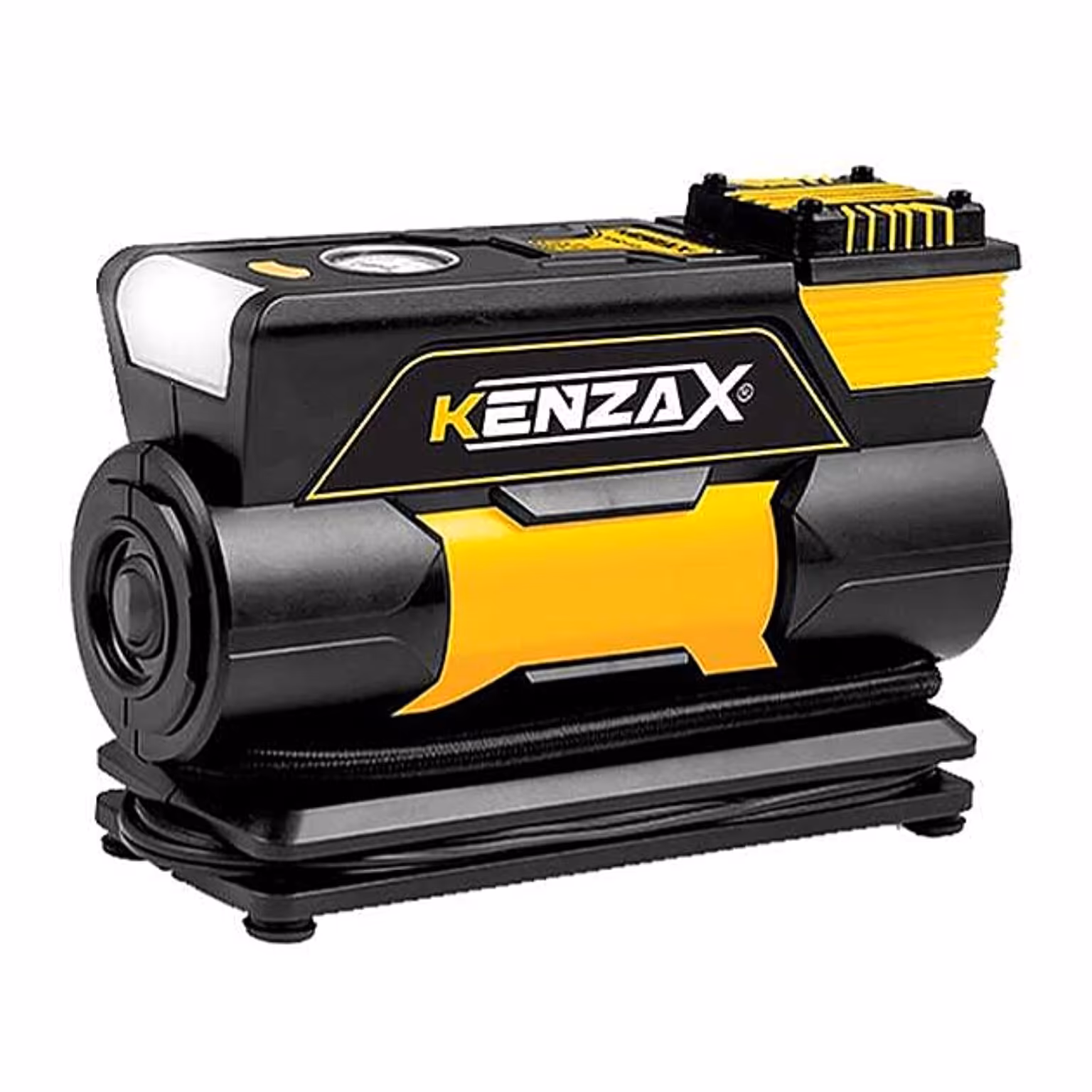 پمپ باد خودرو فوق العاده برقی وفندکی وقوی مدل کنزاس بیمه وگارانتی یک ساله 