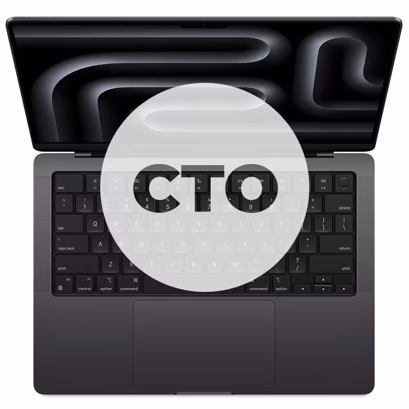 مک بوک پرو 14 اینچ M3 Pro کاستوم پردازنده 12core - 18core حافظه رم 36 گیگابایت ظرفیت 1 ترابایت SSD مشکی Z1AU0029V - Hiapple.ir