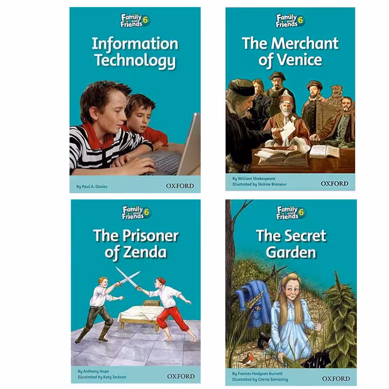 کتاب Family And Friends 6 اثر جمعی از نویسندگان انتشارات هدف نوین 4 جلدی