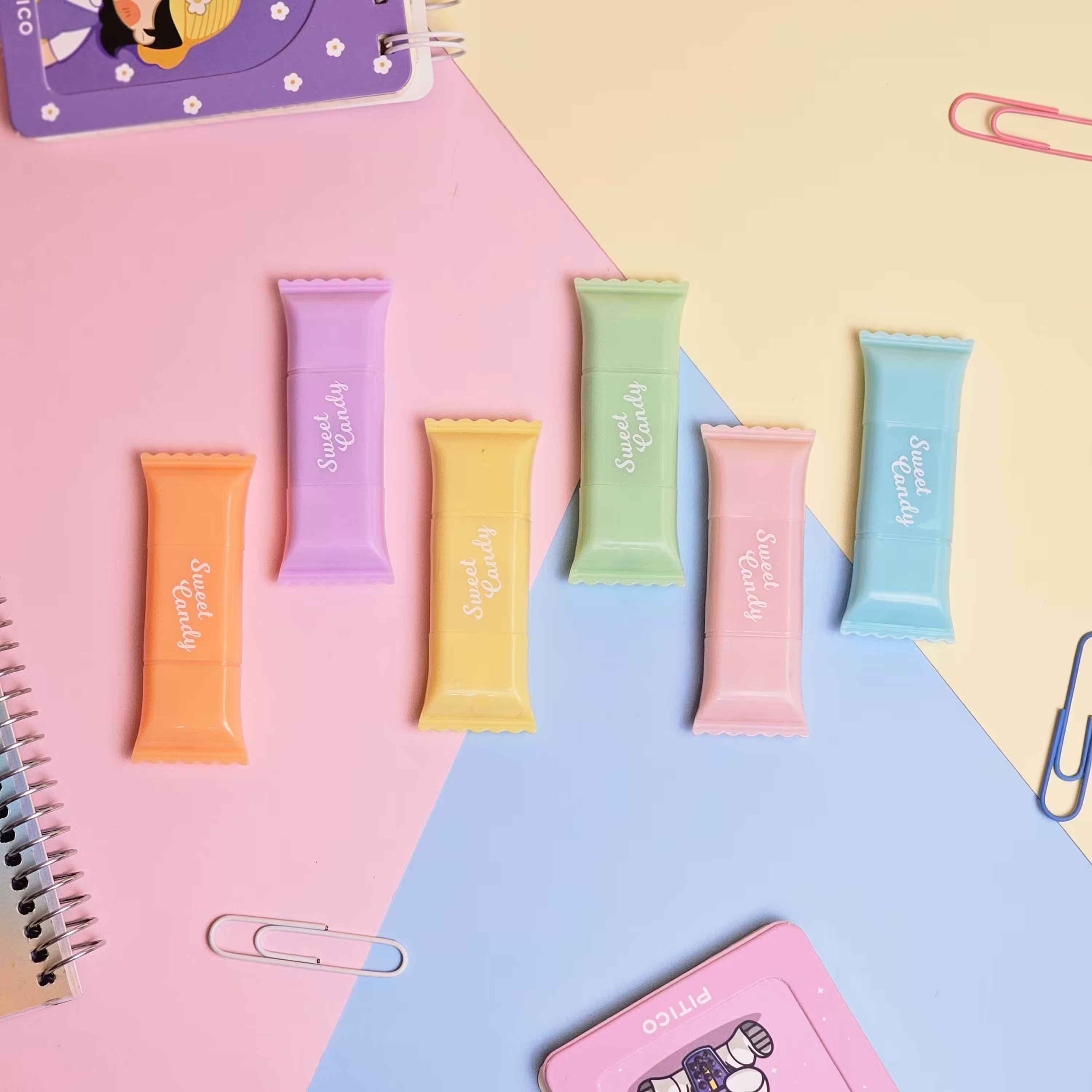 هایلایتر طرح شکلات 