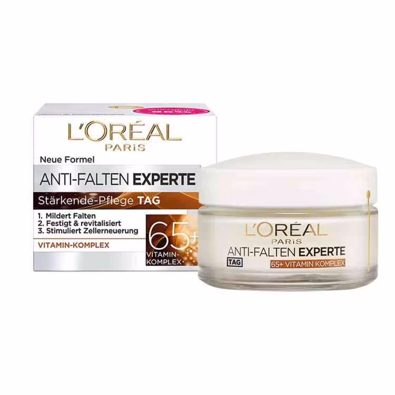 کرم روز ضد چروک بسیار قوی بالای 65 سال لورال مدل Vitamin Complex حجم 50 میلی  لیتر