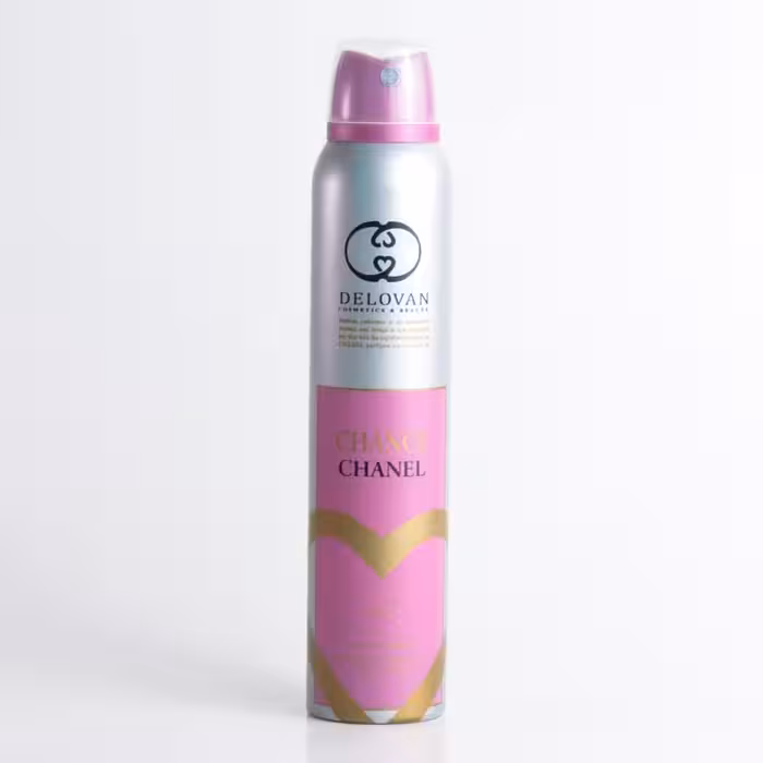 اسپری بدن دلوان مدل شنل چنس صورتی حجم 200 میلی لیتر