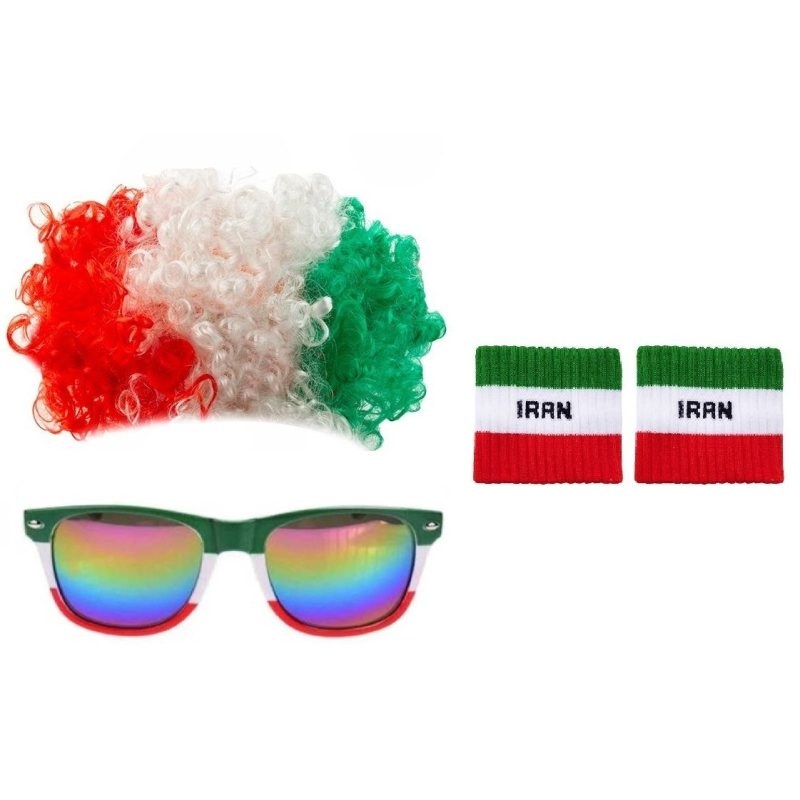 ست هواداری مدل تیم ملی ایران کد hairوsunglas بسته 4 عددی A94