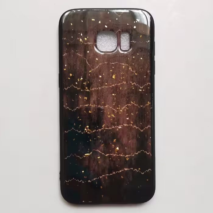 قاب طرحدار رزینی طرح سنگ گوشی سامسونگ S7 edge 