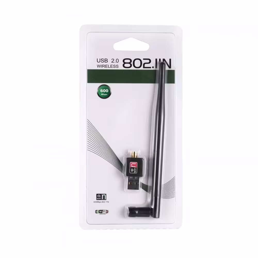 دانگل وای فای آنتن بزرگ 15 سانتی - مناسب برای کامپیوتر بدون وایفای