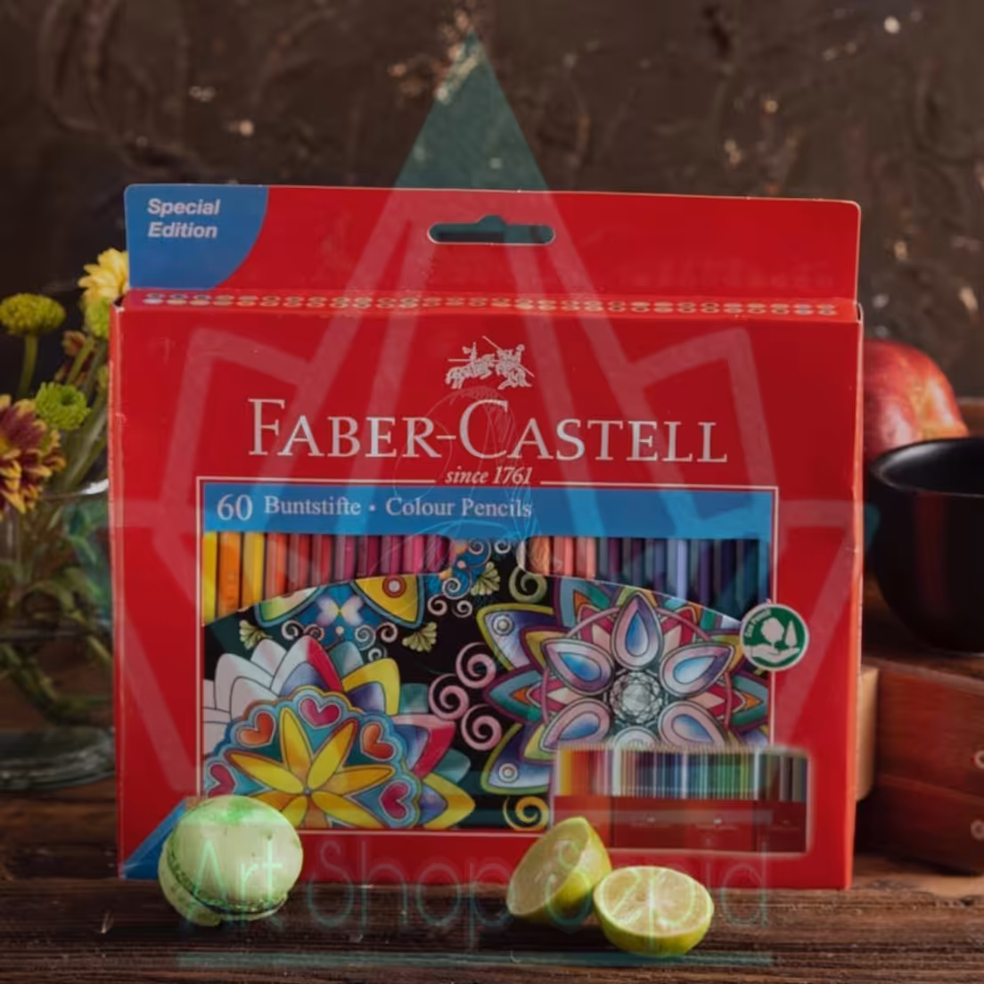 مداد رنگی 60 رنگ فابر کاستل کلاسیک