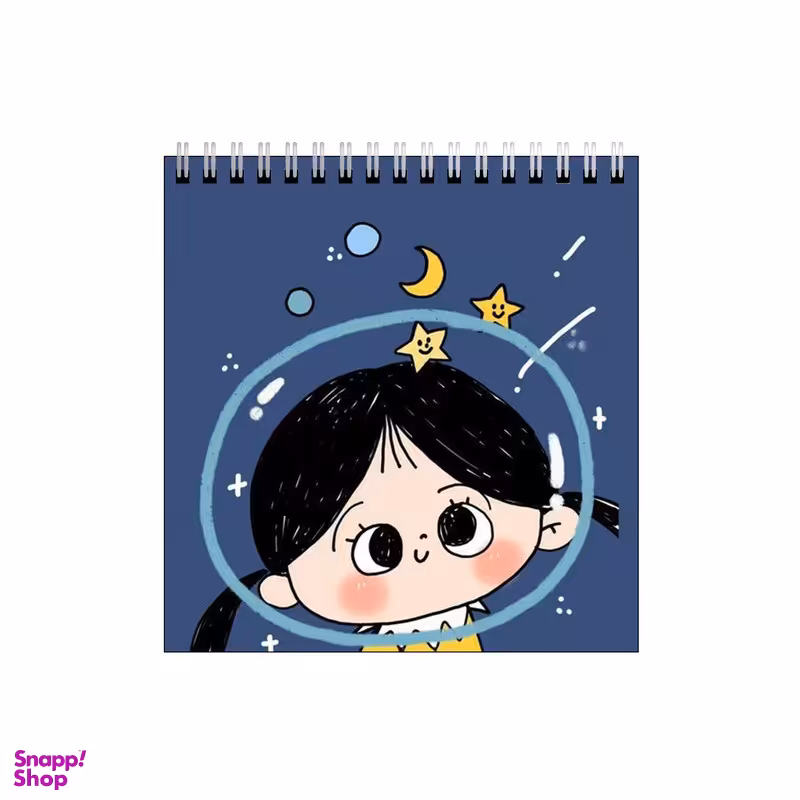 دفتر طراحی ۶۰ برگ طرح دختر فضانورد کد 1590502