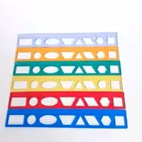 خط کش 20سانتی ژله ای اشکال صریر