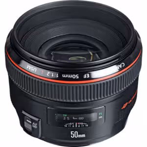 لنز کانن Canon EF 50mm f/1.2L USM (کارکرده)