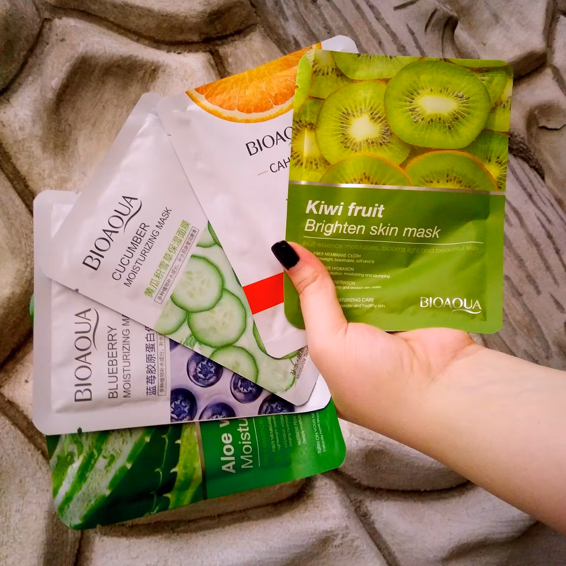 ماسک ورقه ای اورجینال برند های معتبر بیواکوا،ایمجز،زوزو،آبرسان،روشن کننده،ضدجوش،ضدچین چروک،مرطوب کننده،لایه بردار،کلاژن