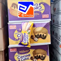 کیک دوقلوی میلانو 60 گرمی کارتن 36 عددی