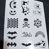 شابلون طلقی و استنسیل هنری تتو