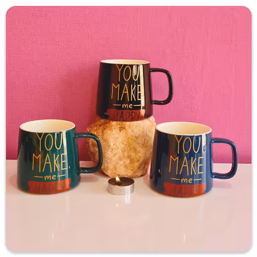 لیوان مدل فانتزی طرح نوشته