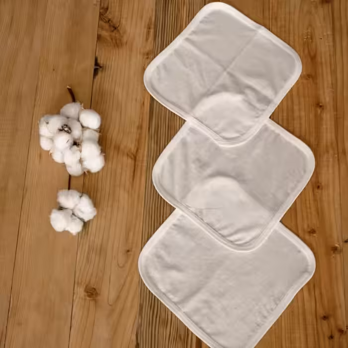 دستمال سه عددی نخ پنبه خالص درجه یک ضد حساسیت نرم ولطیف برند تنهامسیر آرامش