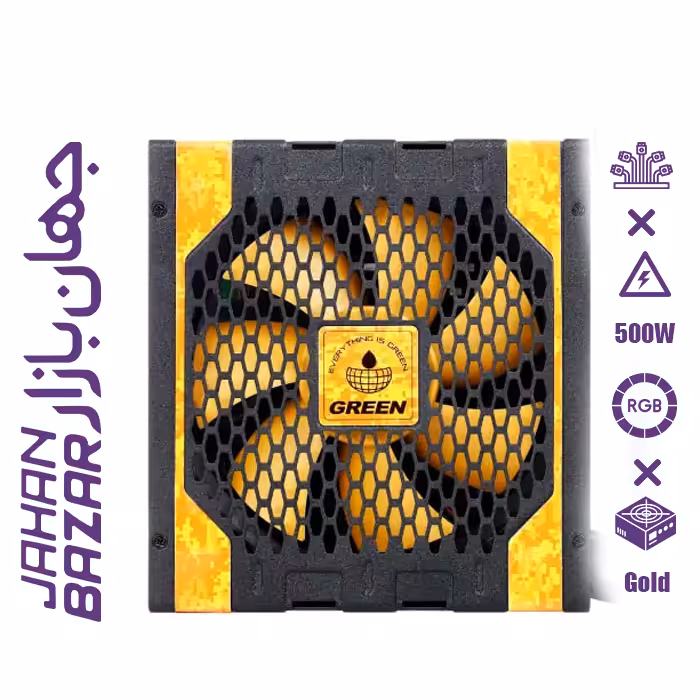 پاور 500 وات گرین مدل GP500A-UK PLUS