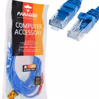 کابل 3 متر شبکه مدل پارادیس تمام مس کت 5 کیفیت عالی گارانتی دار