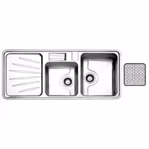 سینک استیل البرز مدل R-814 توکار آجدار  مدل