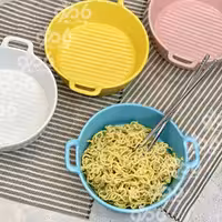 تابه گود گرد دسته دار رنگی