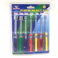 ست پیچ گوشتی بکسی 7 عددی سایز 5 تا 12 میلیمتر XR TOOLS