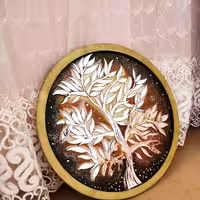 تابلودکوری جنس آینه وچوب