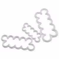 ابزار تزیین فوندانت به گز مدل کاتر گل رز مجموعه 3 عددی