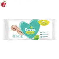دستمال مرطوب کودک سفید پمپرز 50 عددی Pampers