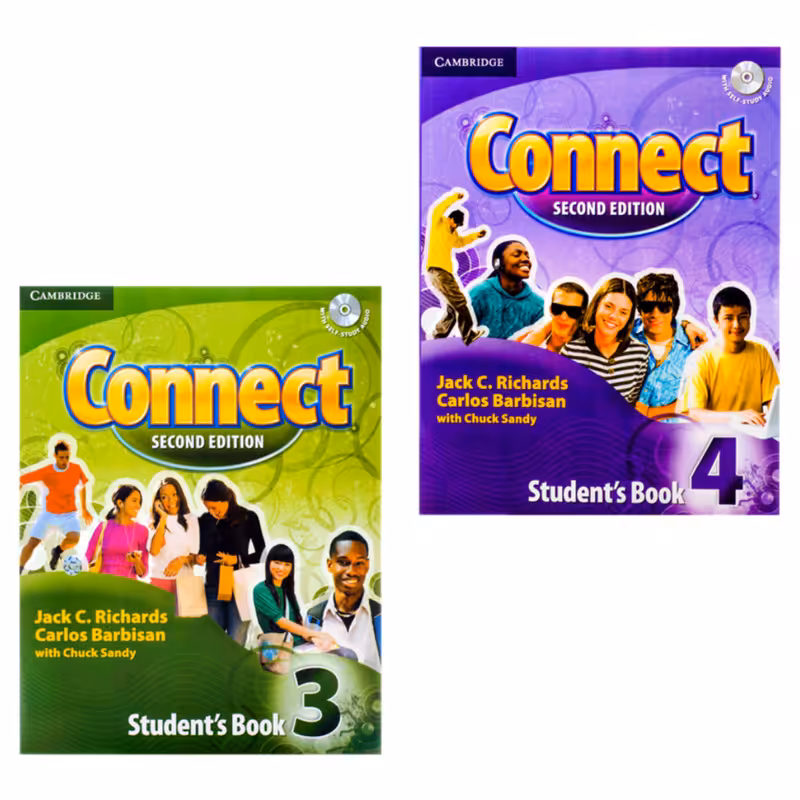 کتاب Connect 2nd اثر Chuck Sandy انتشارات Cambridge دو جلدی