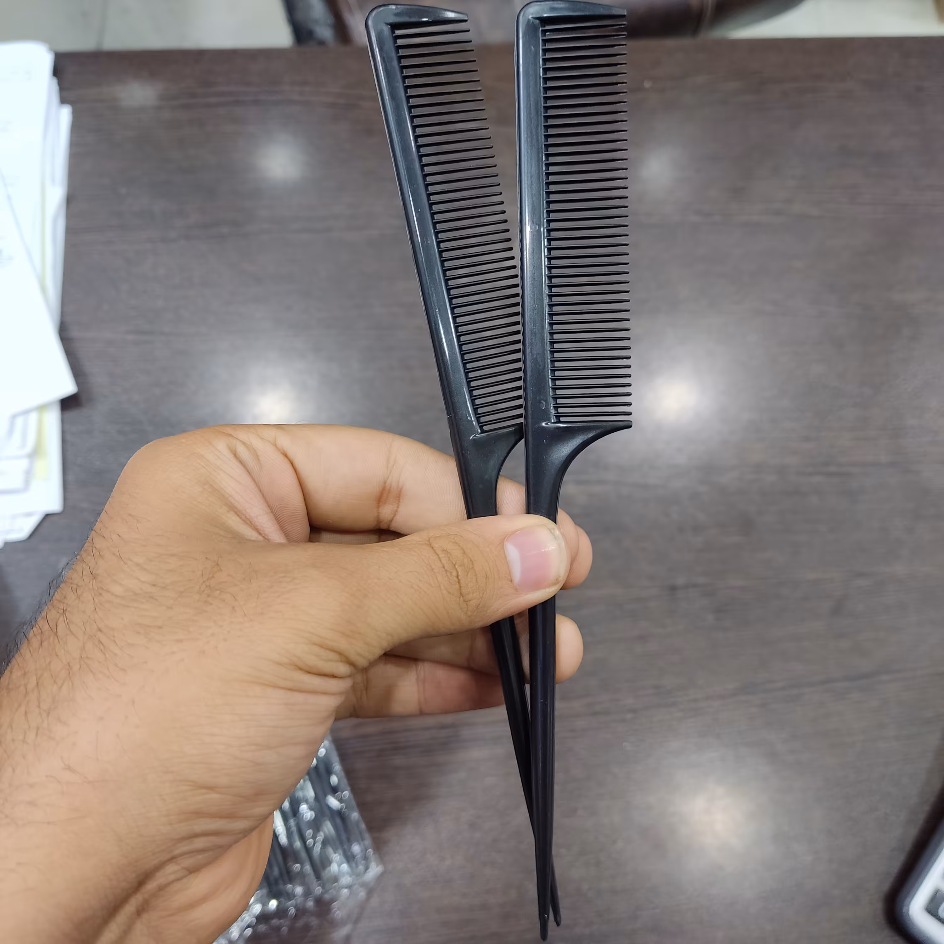 شانه دم باریک پلاستیکی پک 20 عددی