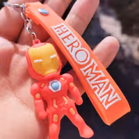 جاسوئیچی سیلیکونی طرح Iron man قابل شستشو قرمز 