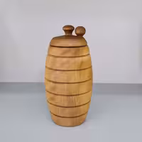 جاعسلی چوبی خمره عسل چوب بلوط ضد آب 