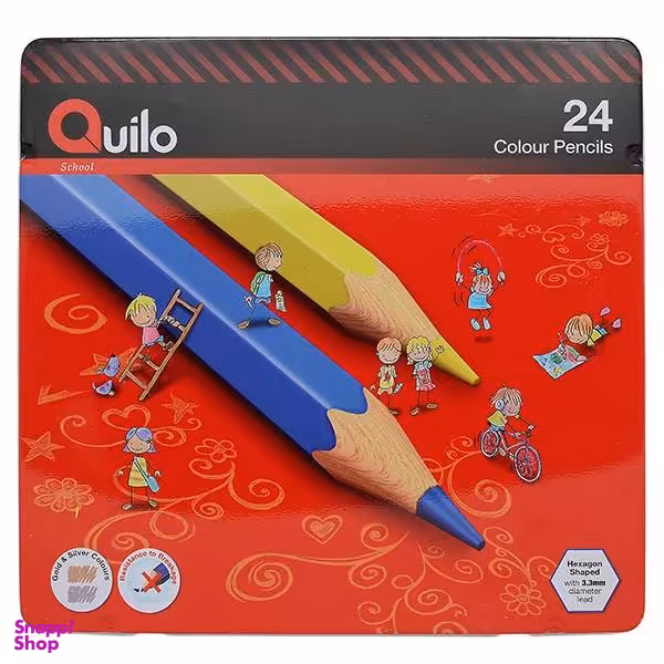 مداد رنگی 24 رنگ کوییلو کد 634007