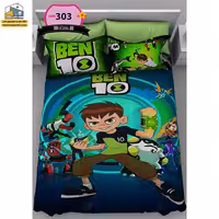 روتختی یک نفره گوزل سه بعدی BEN 10 مدل RSG303