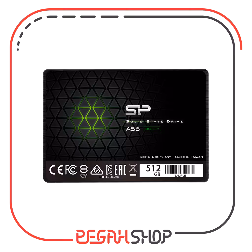 حافظه SSD برند SiliconPower مدل A56 ظرفیت 512 گیگابایت