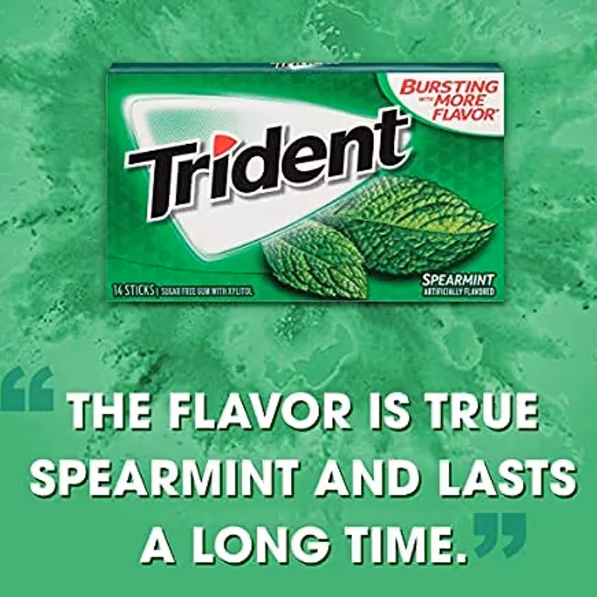 آدامس تریدنت 14 عددی بدون قند در 8 طعم