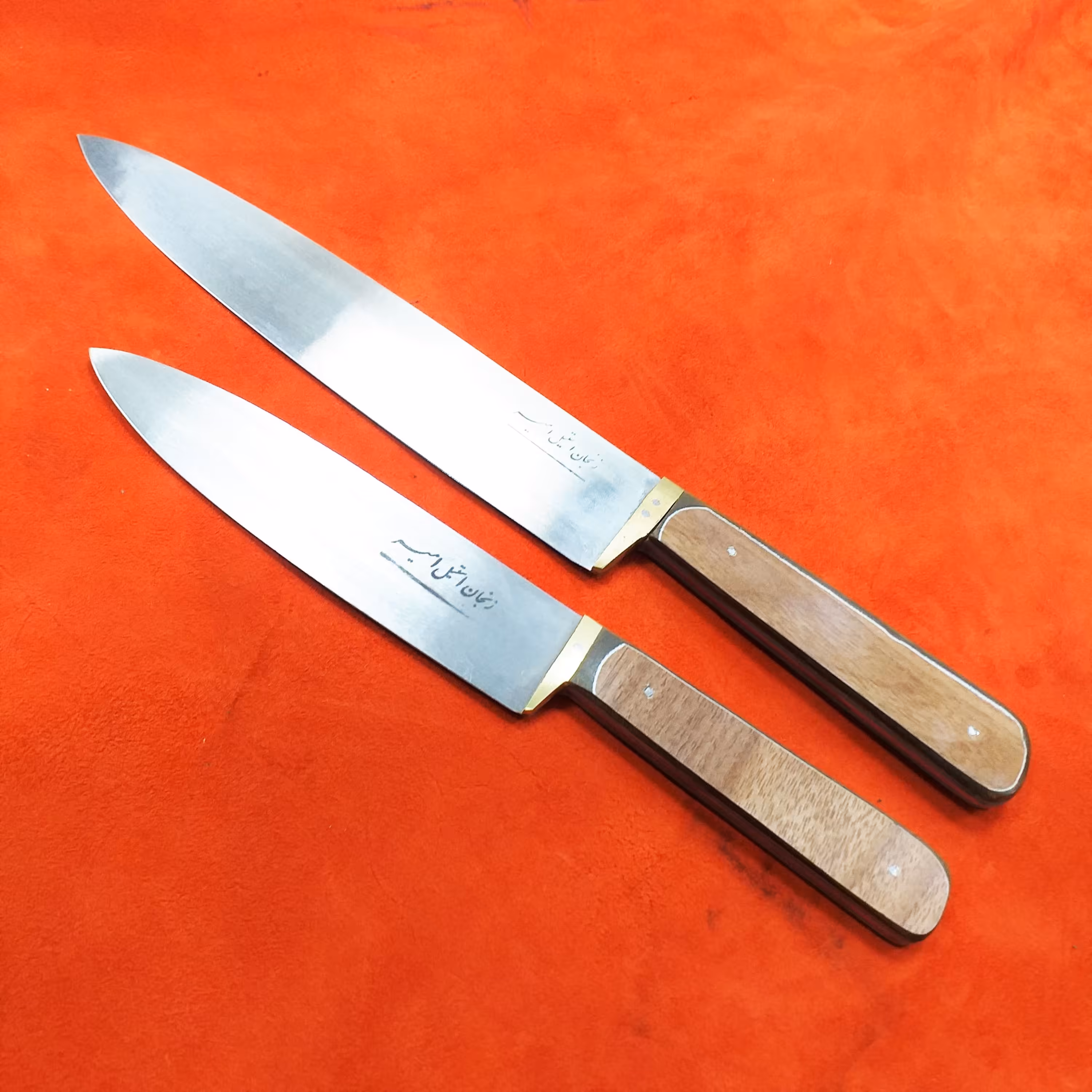 چاقو زنجان چاقوآشپزخانه چاقو استیل ضدزنگ آشپزخانه زنجان ست سه عددی چاقوزنجان اصل