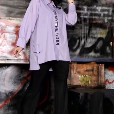 مانتو اسپرت زنانه نخی مدل دکمه مخفی