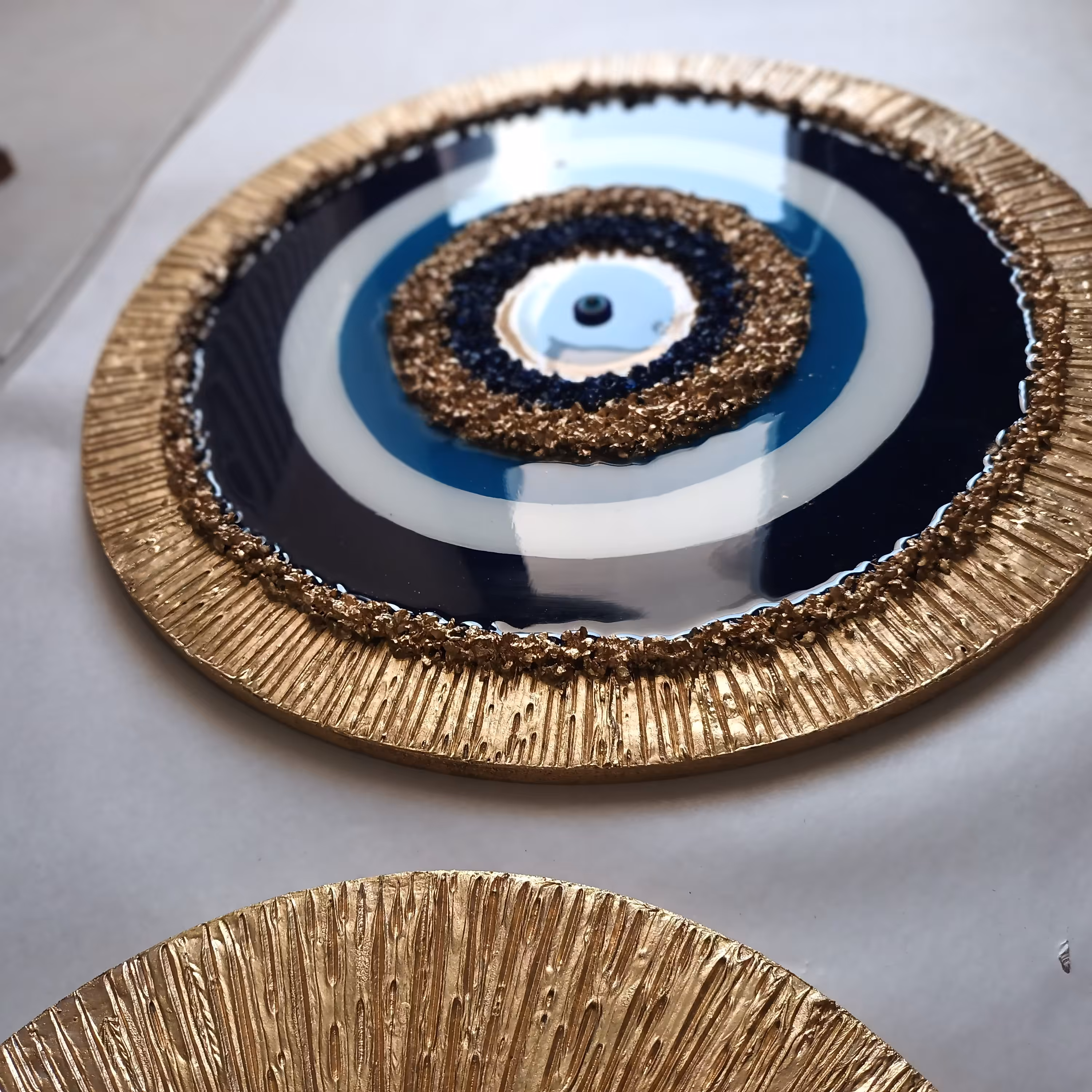 چشم نظر رزینی قطر 40 روی ام دی اف هشت میل