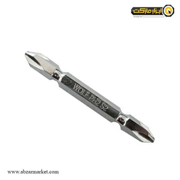 سر پیچ گوشتی ولف دو سر چهارسو