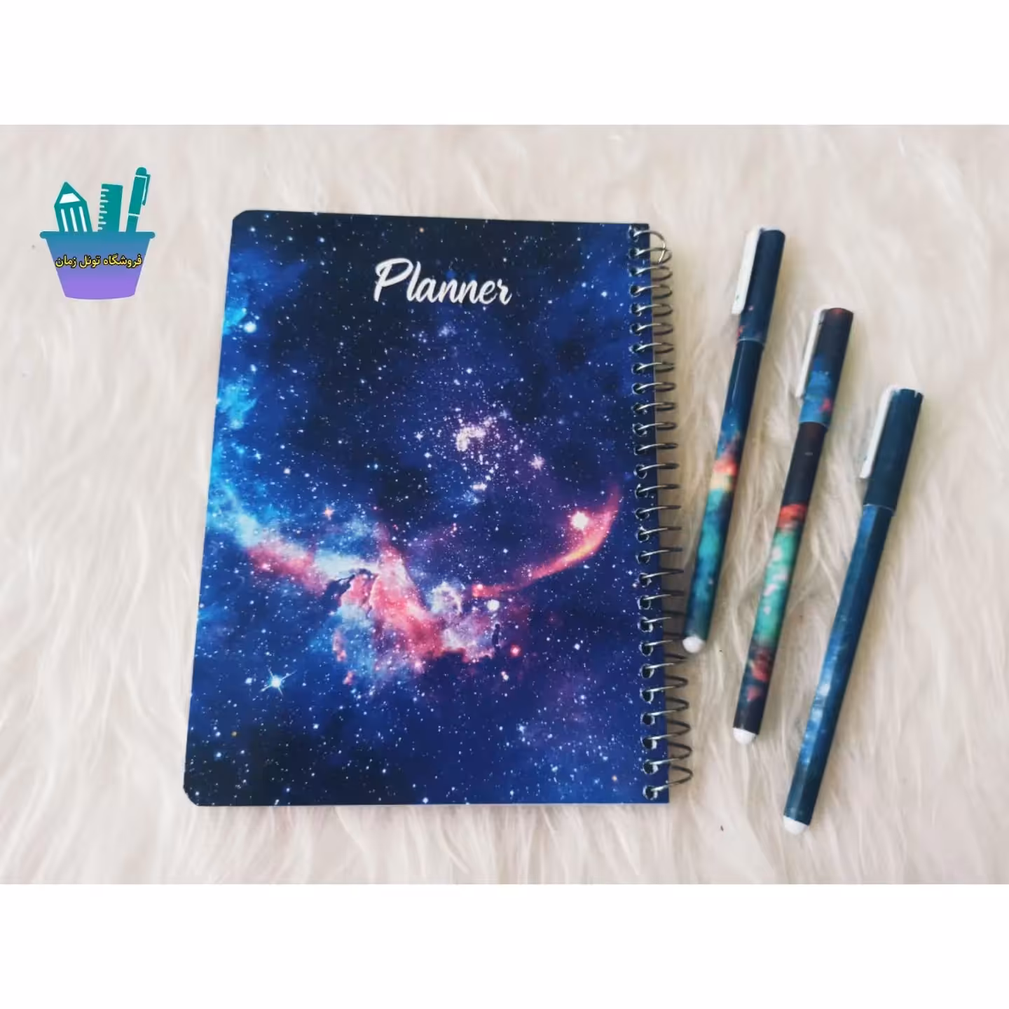 روان نویس کهکشانی 10رنگ، بسیار روان وبا کیفیت(بسته بندی شیک +اشانتیون) 