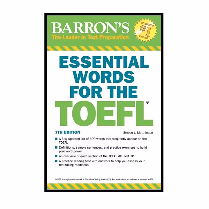 کتاب Essential Words for the TOEFL اثر Matthiesen Steven J انتشارات Barrons