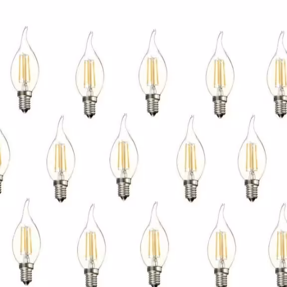 لامپ فیلامنتی 6 وات اشکی آفتابی بسته 15 عددی