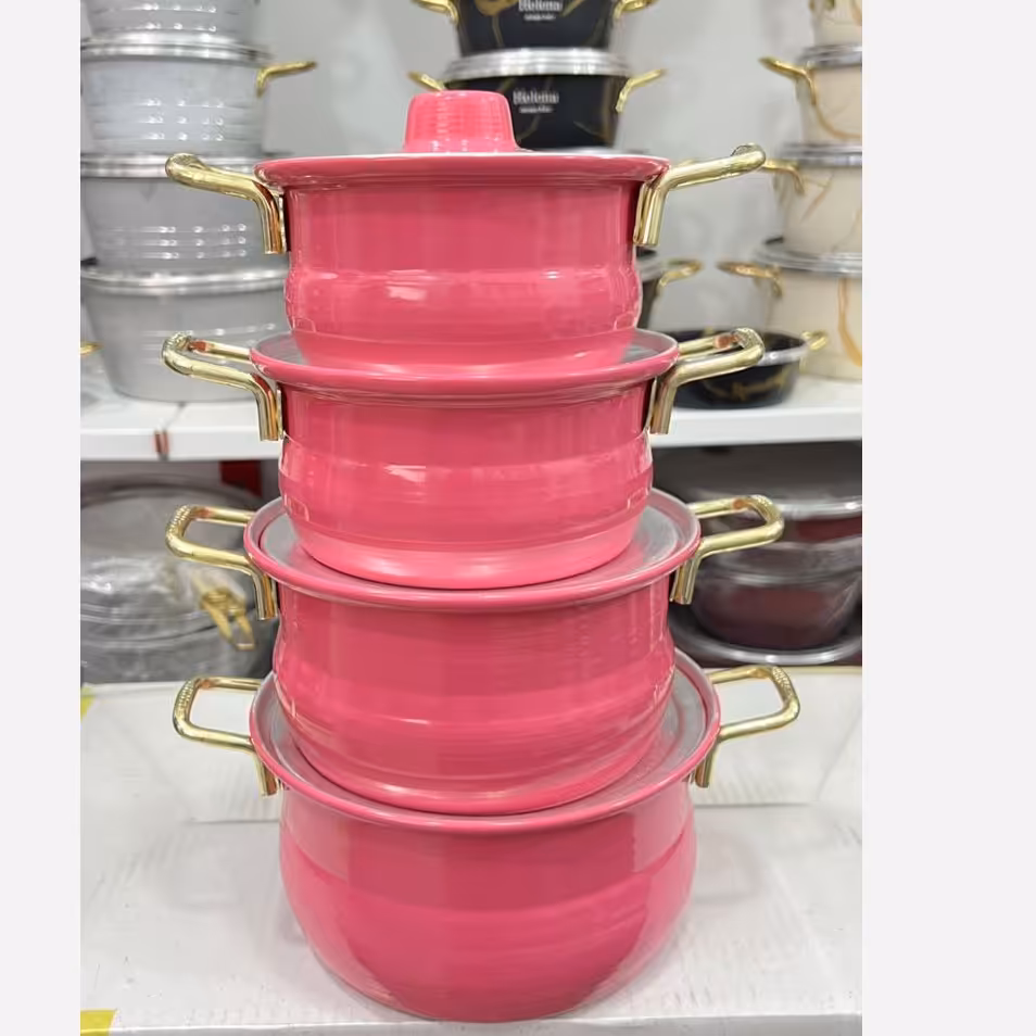 قابلمه 4 تایی روحی رنگی(ارسال رایگان)